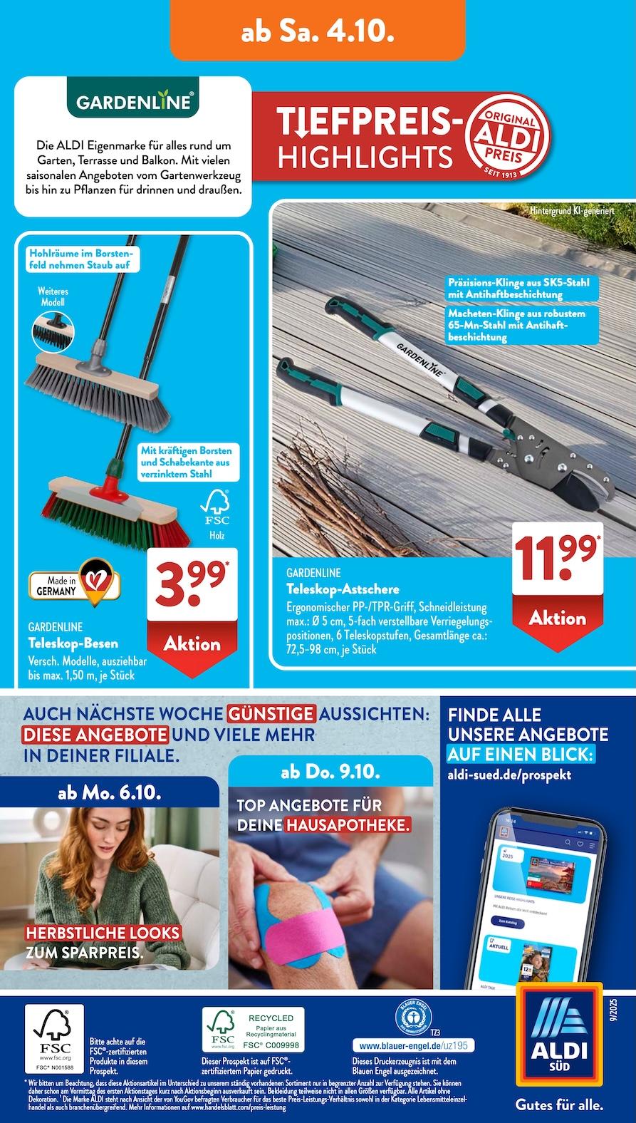 Aldi Aldi Süd Prospekt ab Montag Seite 19