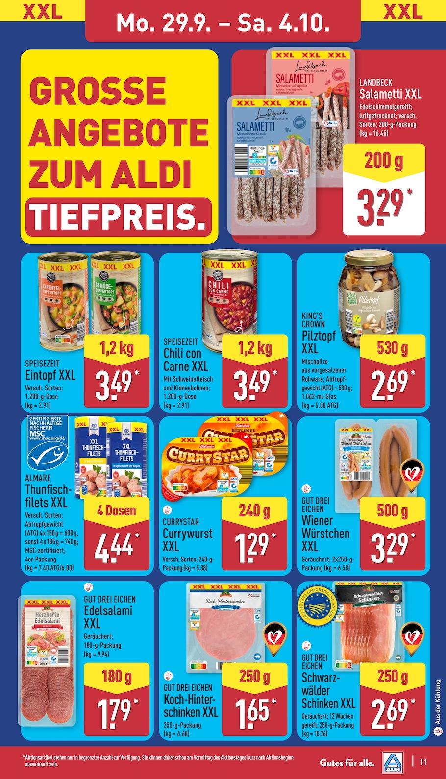 Aldi Aldi Nord Prospekt ab Montag Seite 11