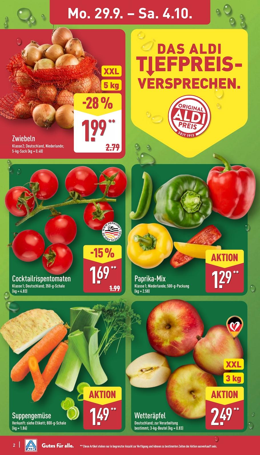 Aldi Aldi Nord Prospekt ab Montag Seite 2
