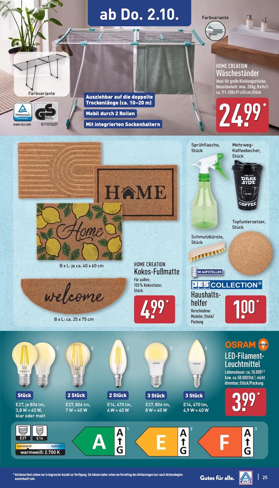 Aldi Aldi Nord Prospekt ab Montag Seite 25