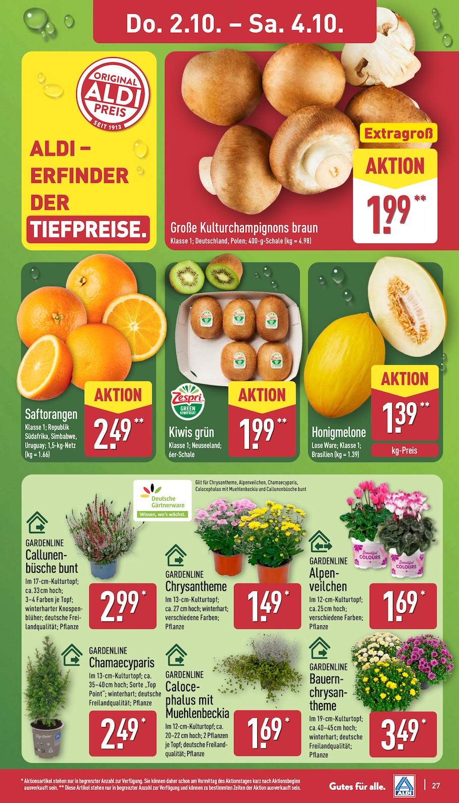 Aldi Aldi Nord Prospekt ab Montag Seite 27