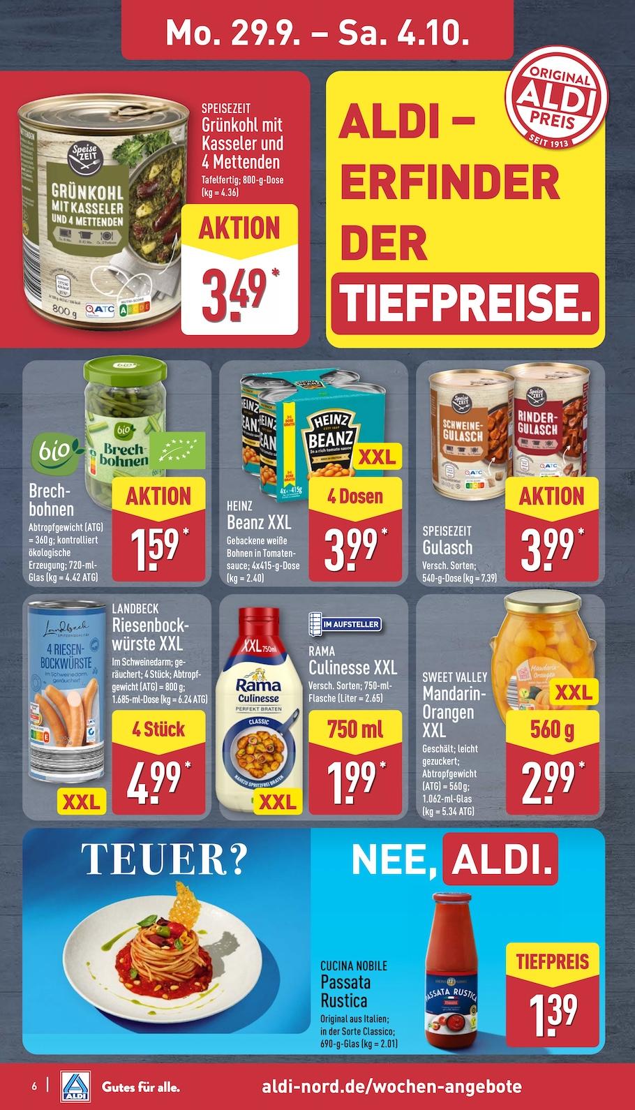 Aldi Aldi Nord Prospekt ab Montag Seite 6