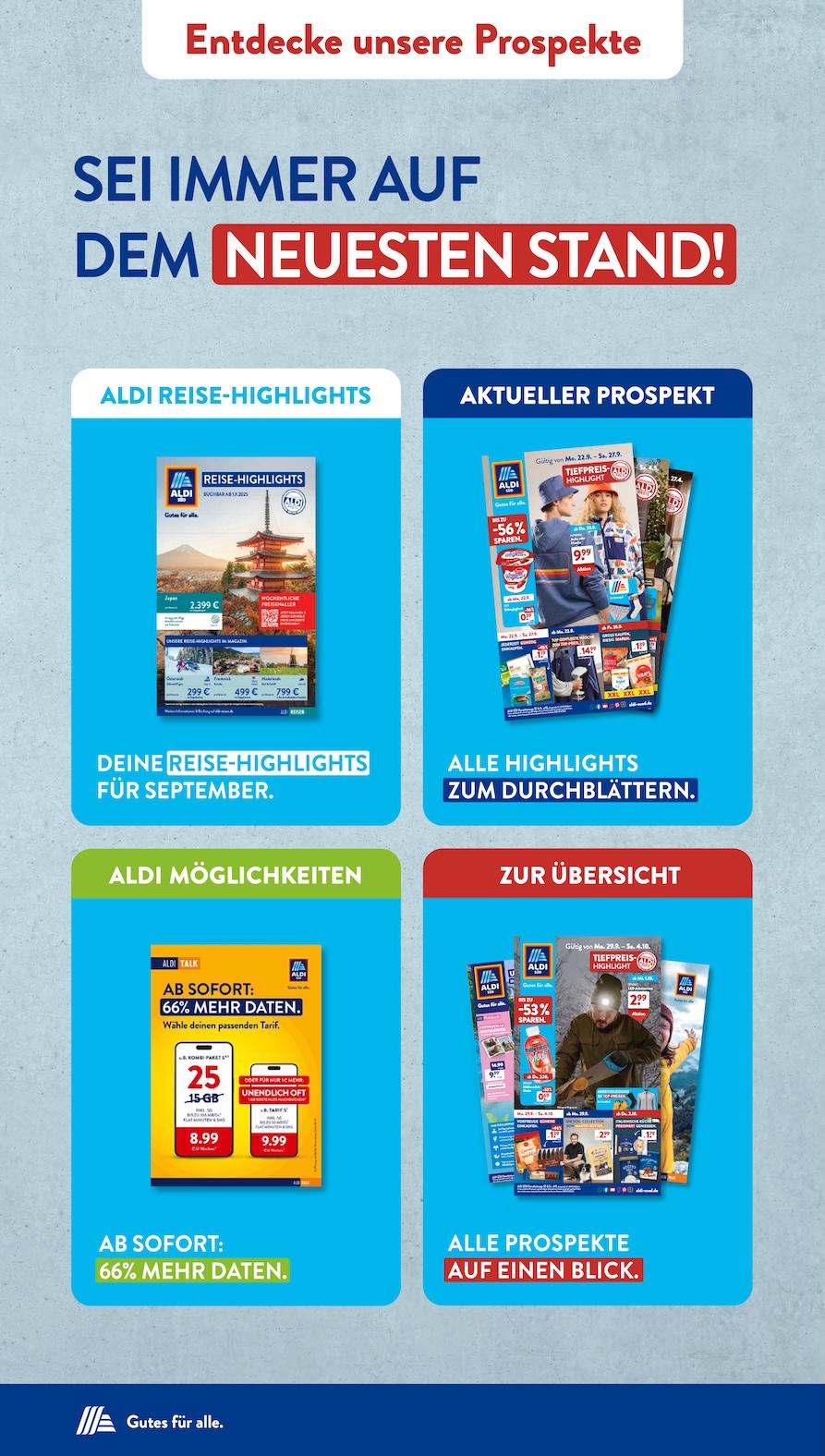 Aldi Aldi Süd Prospekt ab Montag Seite 30
