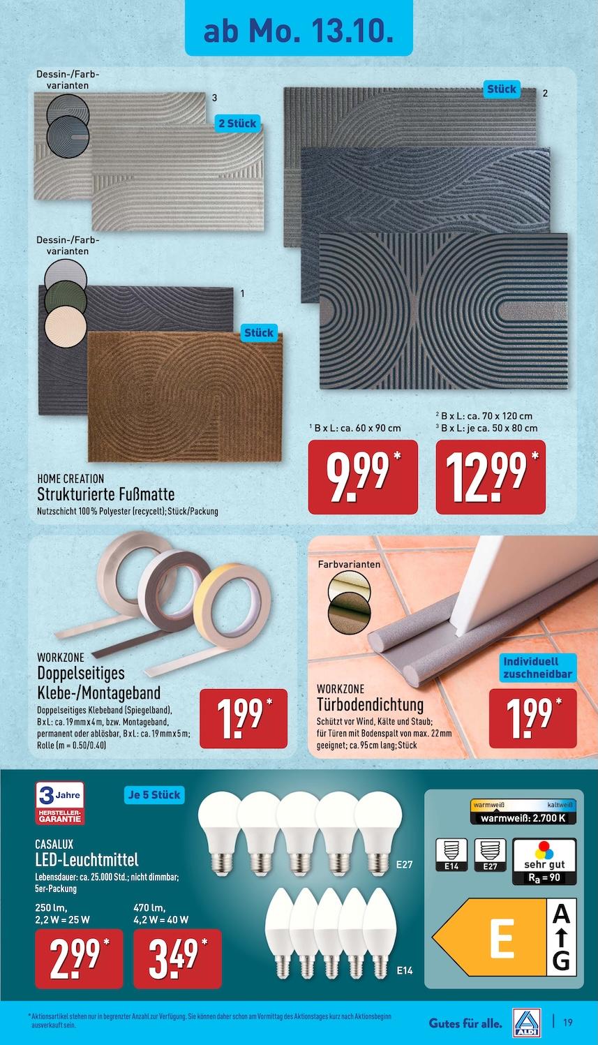 Aldi Aldi Nord Prospekt ab Montag Seite 19