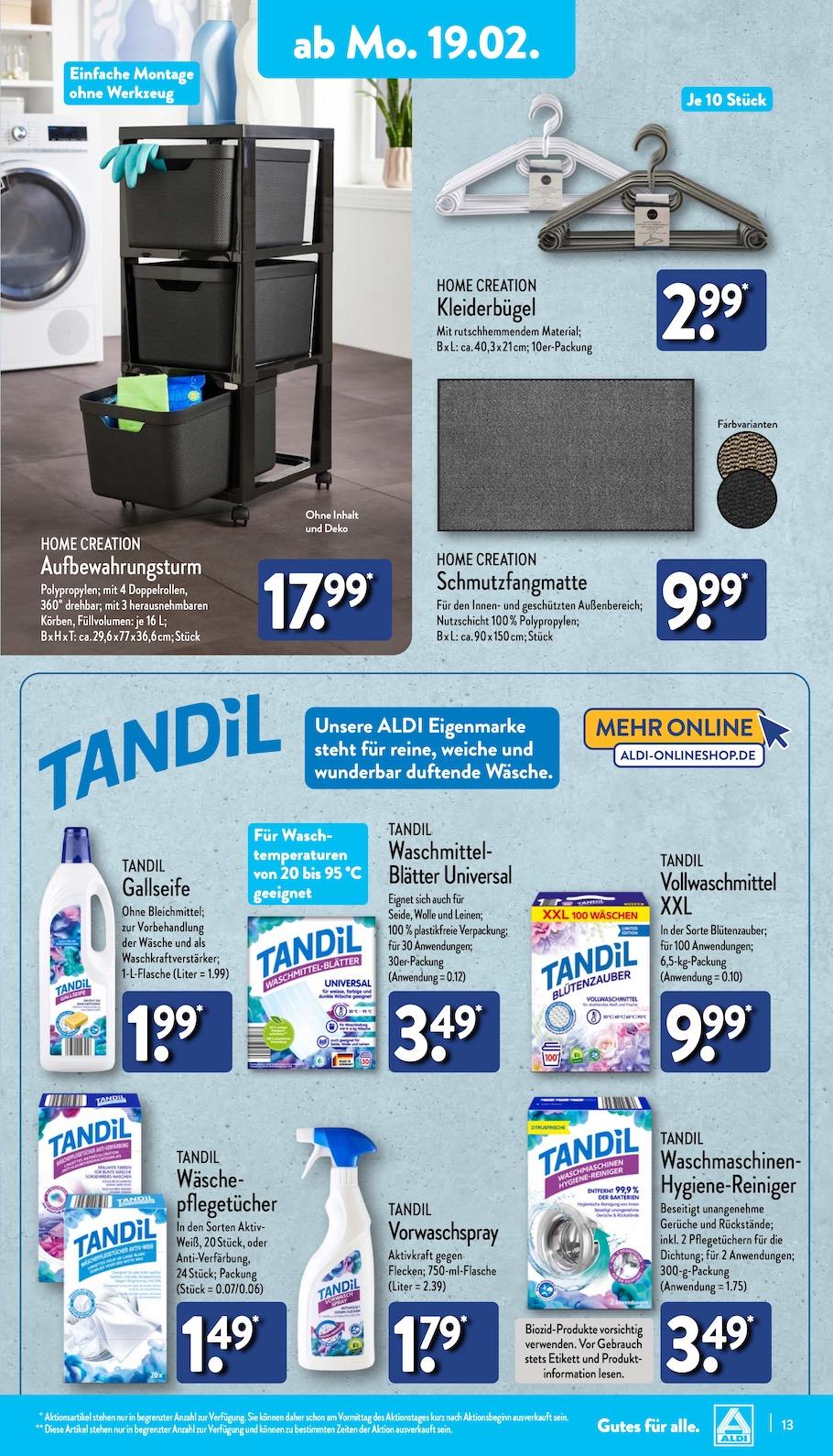 Aldi Aldi Nord Prospekt ab Montag Seite 13