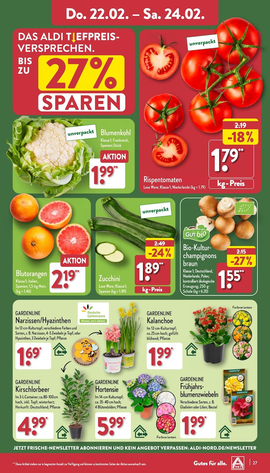 Aldi Aldi Nord Prospekt ab Montag Seite 27
