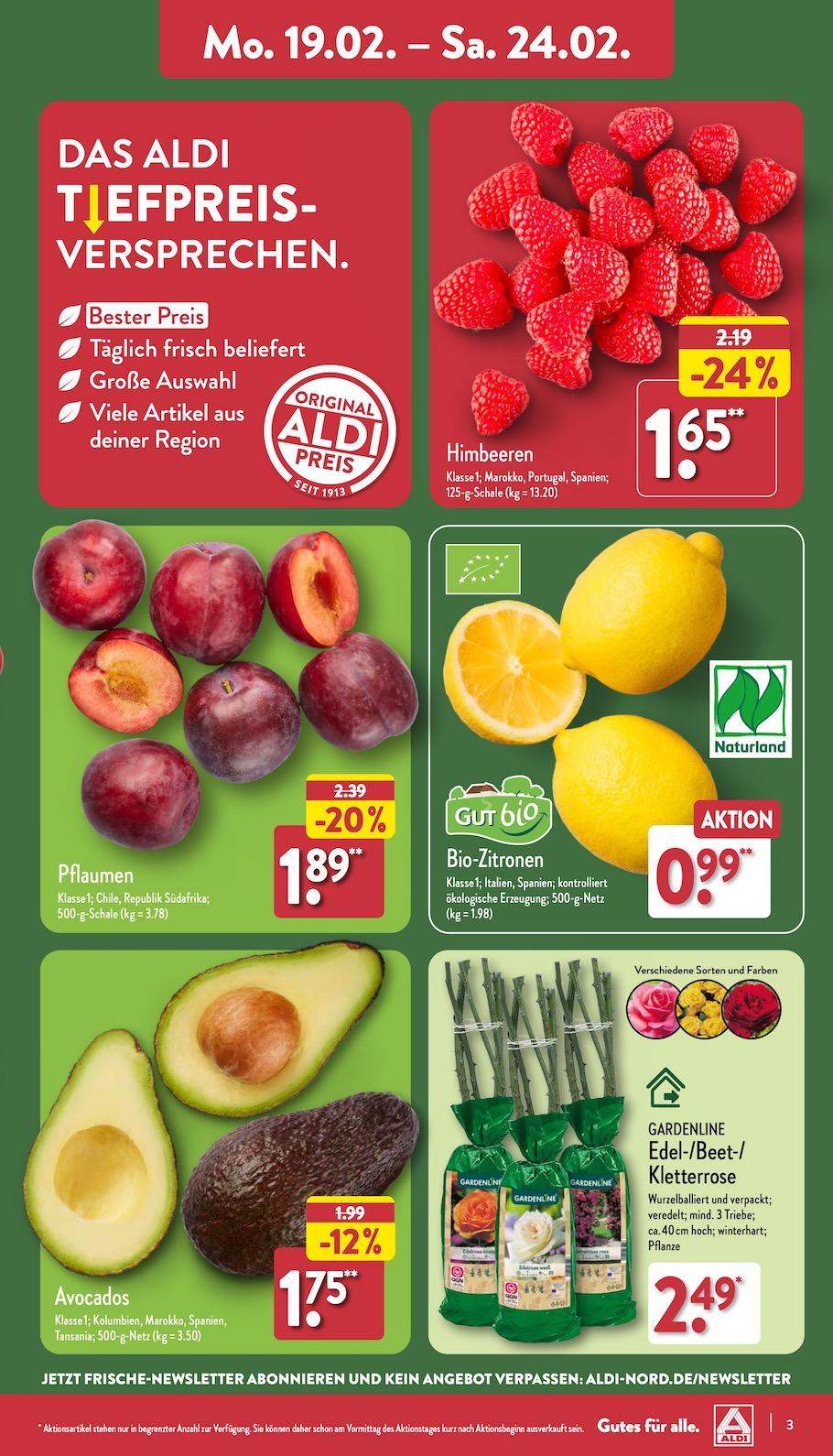Aldi Aldi Nord Prospekt ab Montag Seite 3