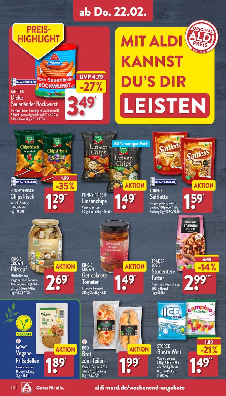 Aldi Aldi Nord Prospekt ab Montag Seite 30