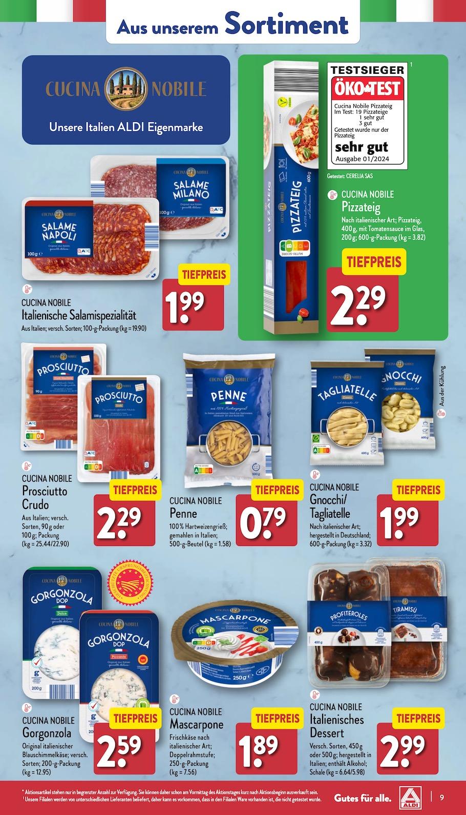 Aldi Aldi Nord Prospekt ab Montag Seite 9
