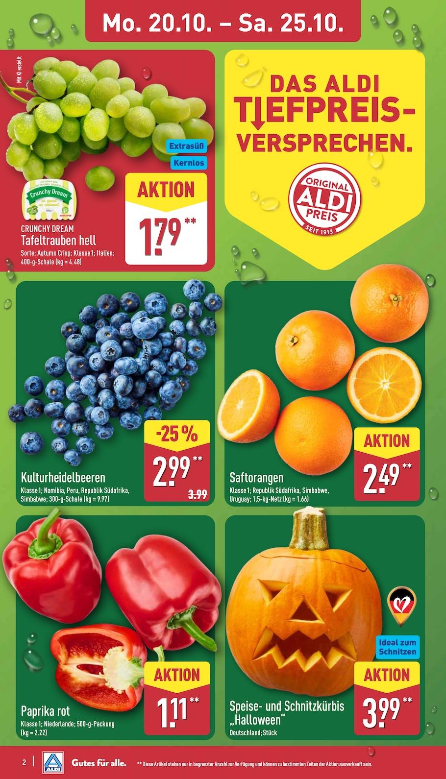Aldi Aldi Nord Prospekt ab Montag Seite 2
