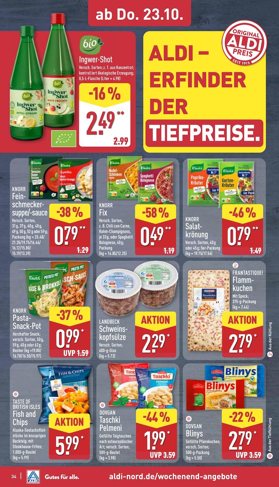 Aldi Aldi Nord Prospekt ab Montag Seite 34