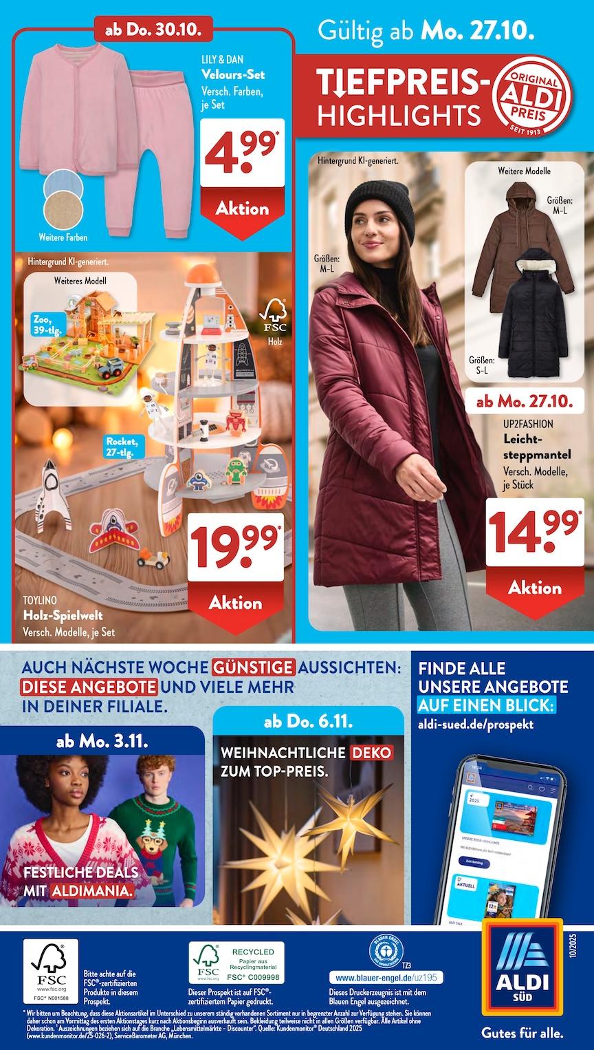 Aldi Aldi Süd Prospekt ab Montag Seite 18