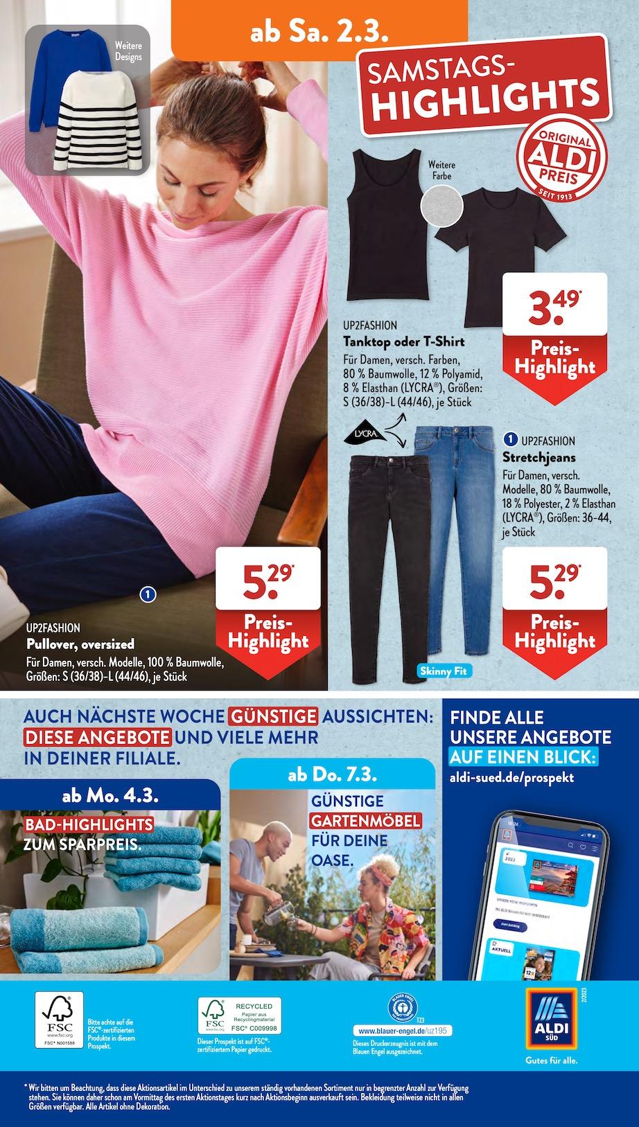 Aldi Aldi Süd Prospekt ab Montag Seite 33
