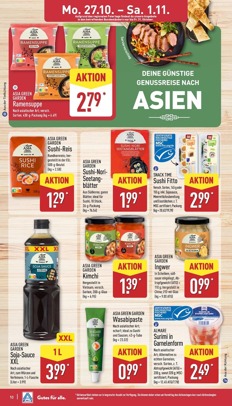 Aldi Aldi Nord Prospekt ab Montag Seite 10
