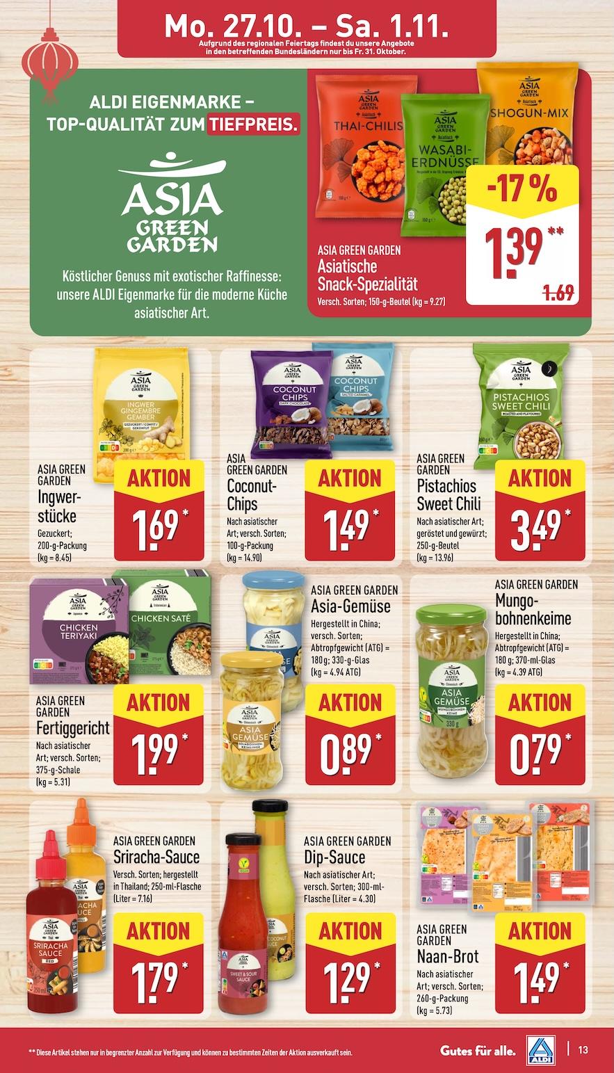 Aldi Aldi Nord Prospekt ab Montag Seite 13