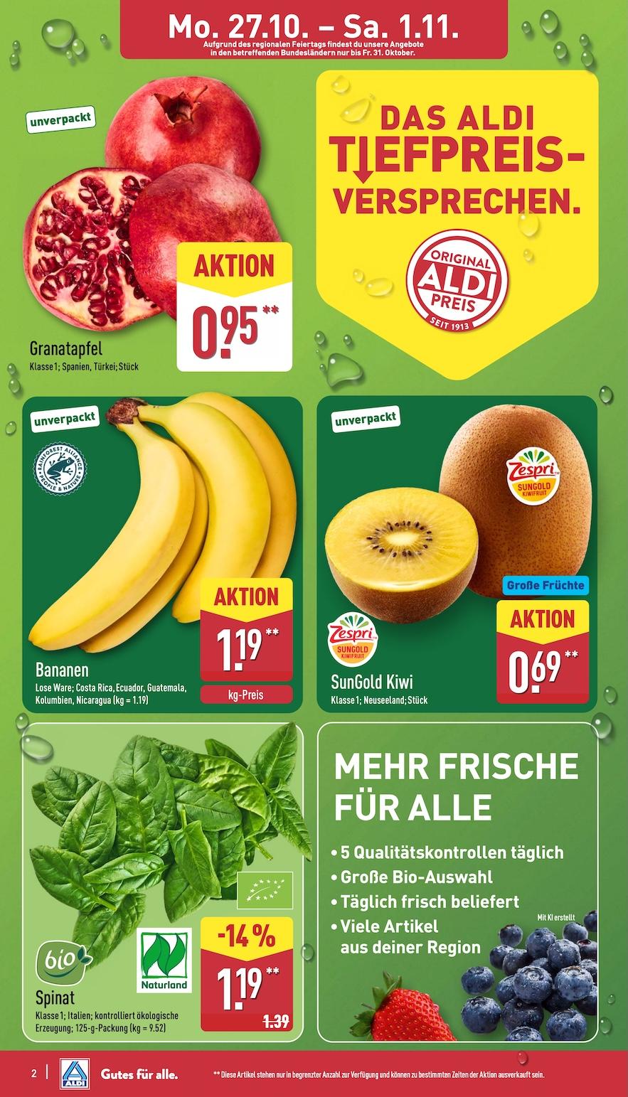 Aldi Aldi Nord Prospekt ab Montag Seite 2