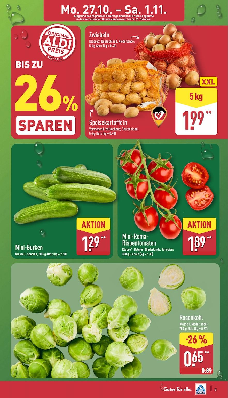 Aldi Aldi Nord Prospekt ab Montag Seite 3