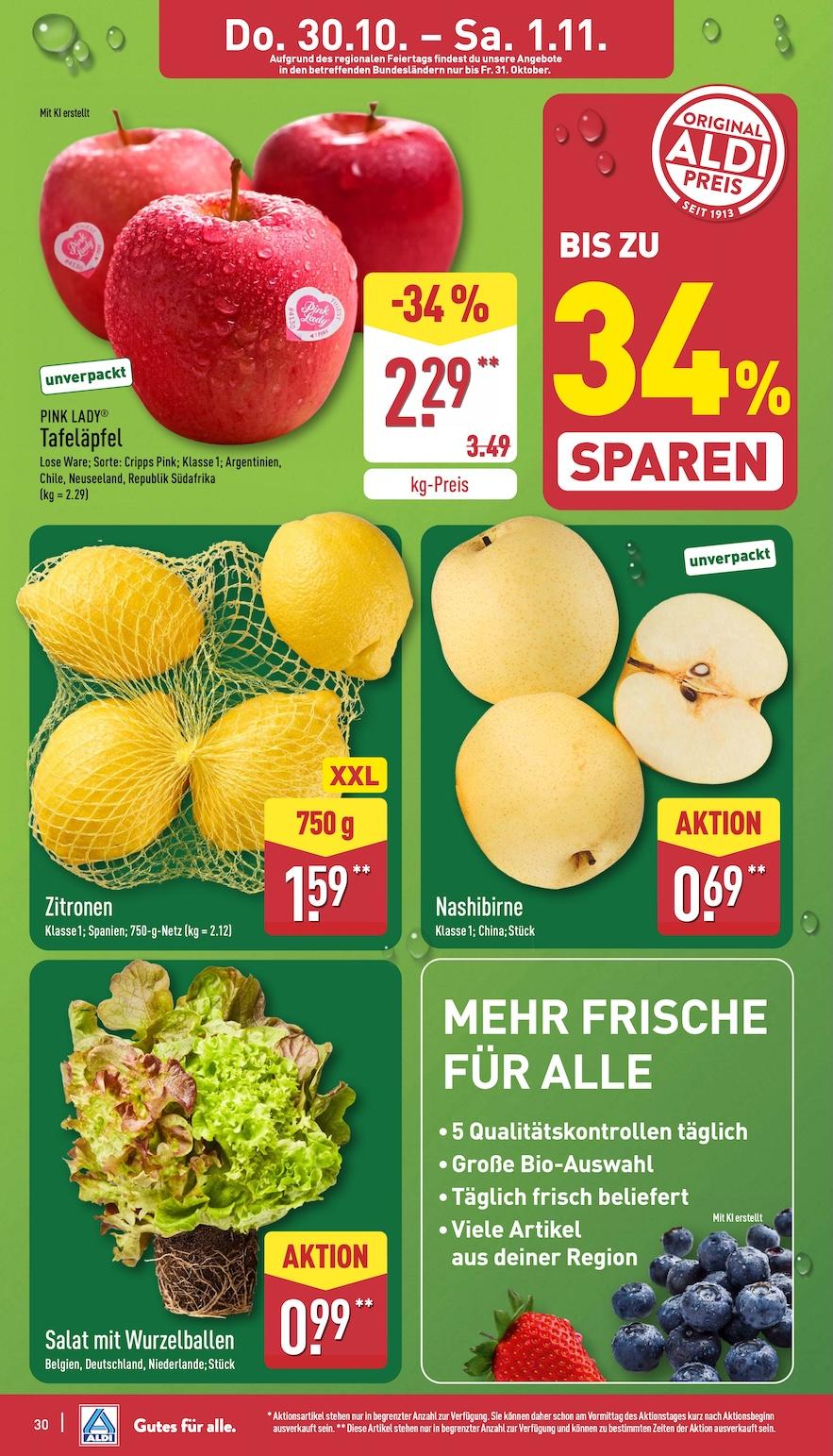 Aldi Aldi Nord Prospekt ab Montag Seite 30