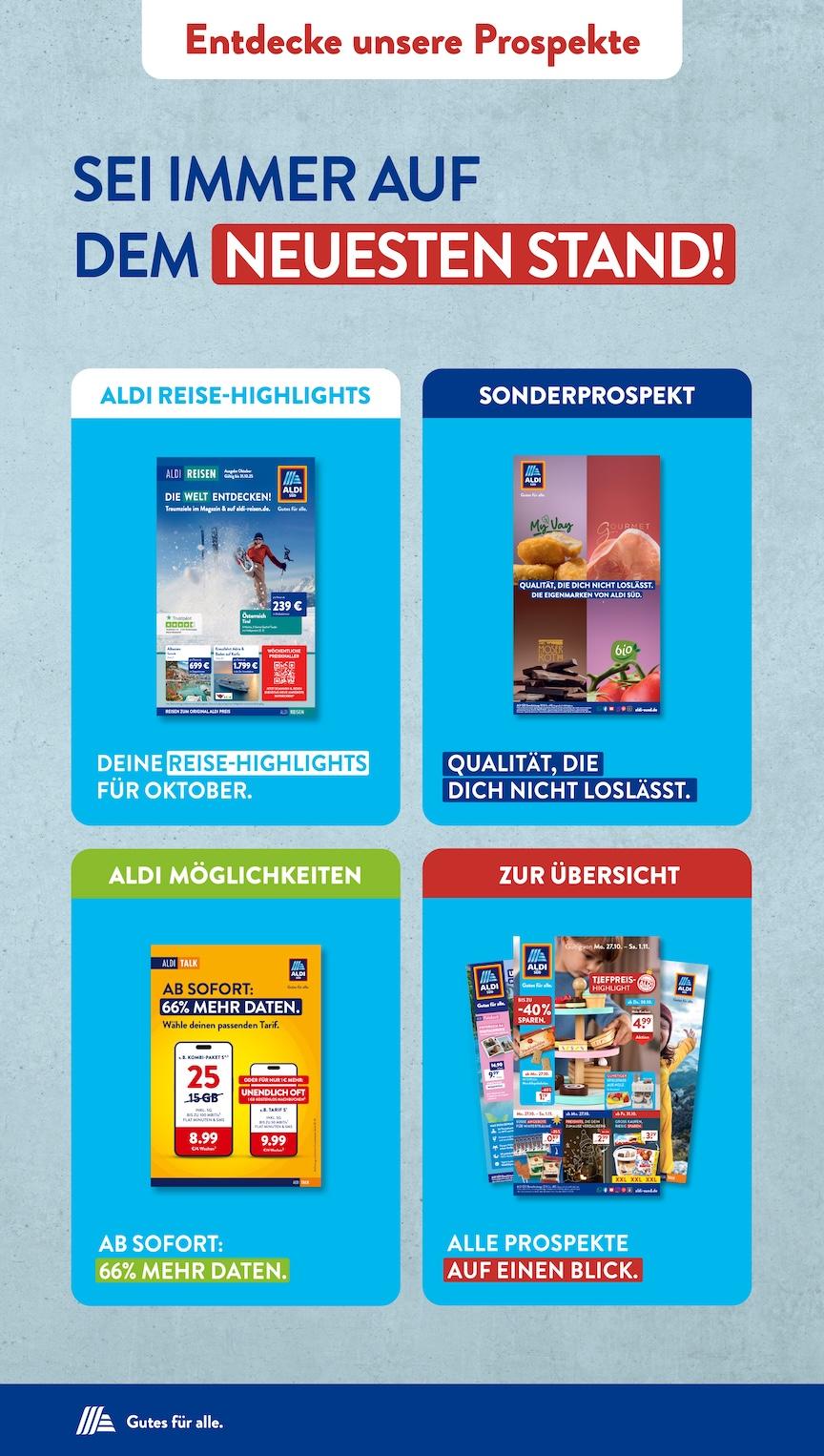 Aldi Aldi Süd Prospekt ab Montag Seite 29