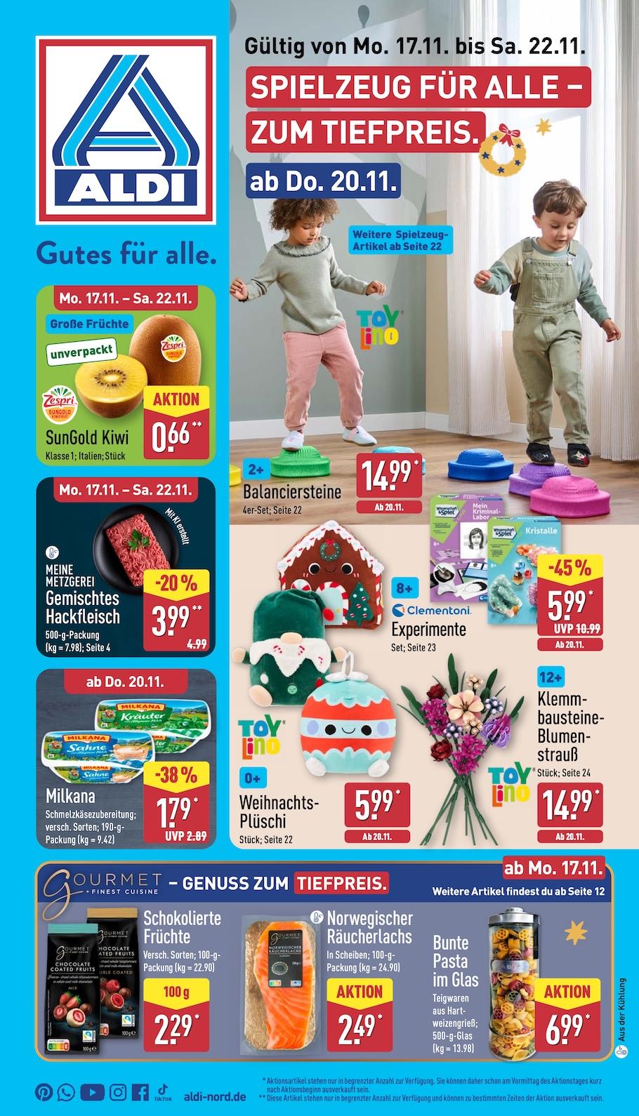 Aldi Aldi Nord Prospekt ab Montag Seite 1