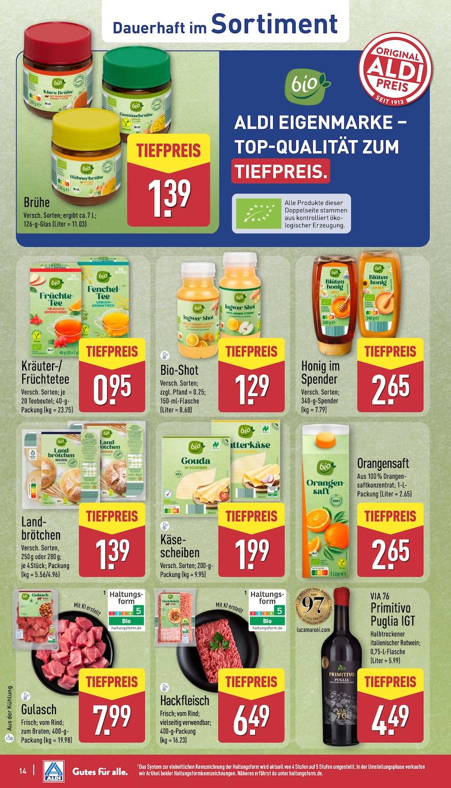 Aldi Aldi Nord Prospekt ab Montag Seite 14