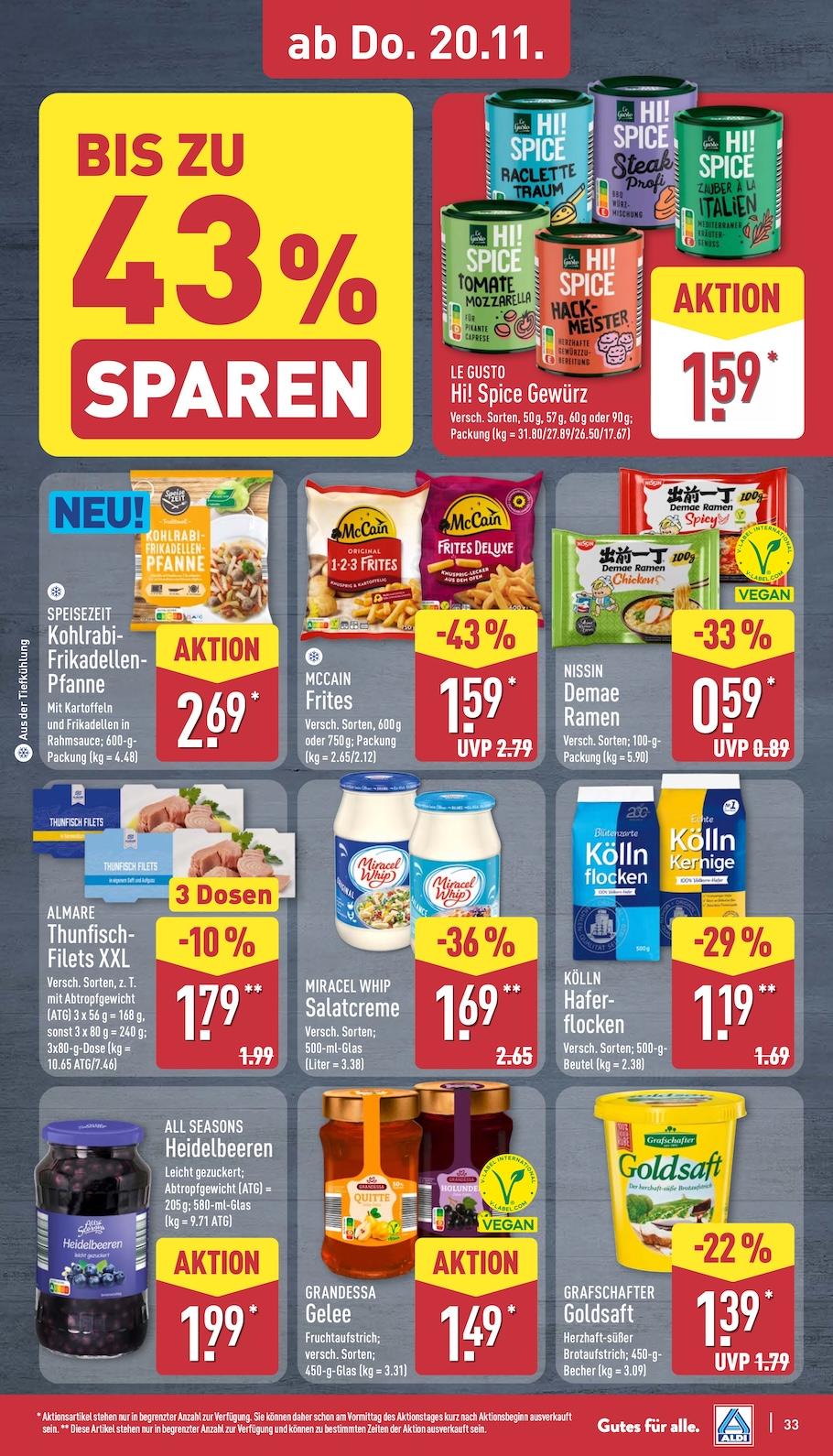 Aldi Aldi Nord Prospekt ab Montag Seite 33