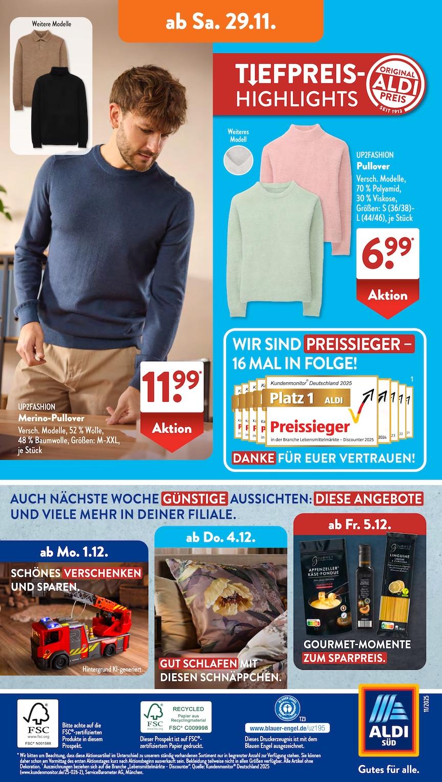 Aldi Aldi Süd Prospekt ab Montag Seite 19