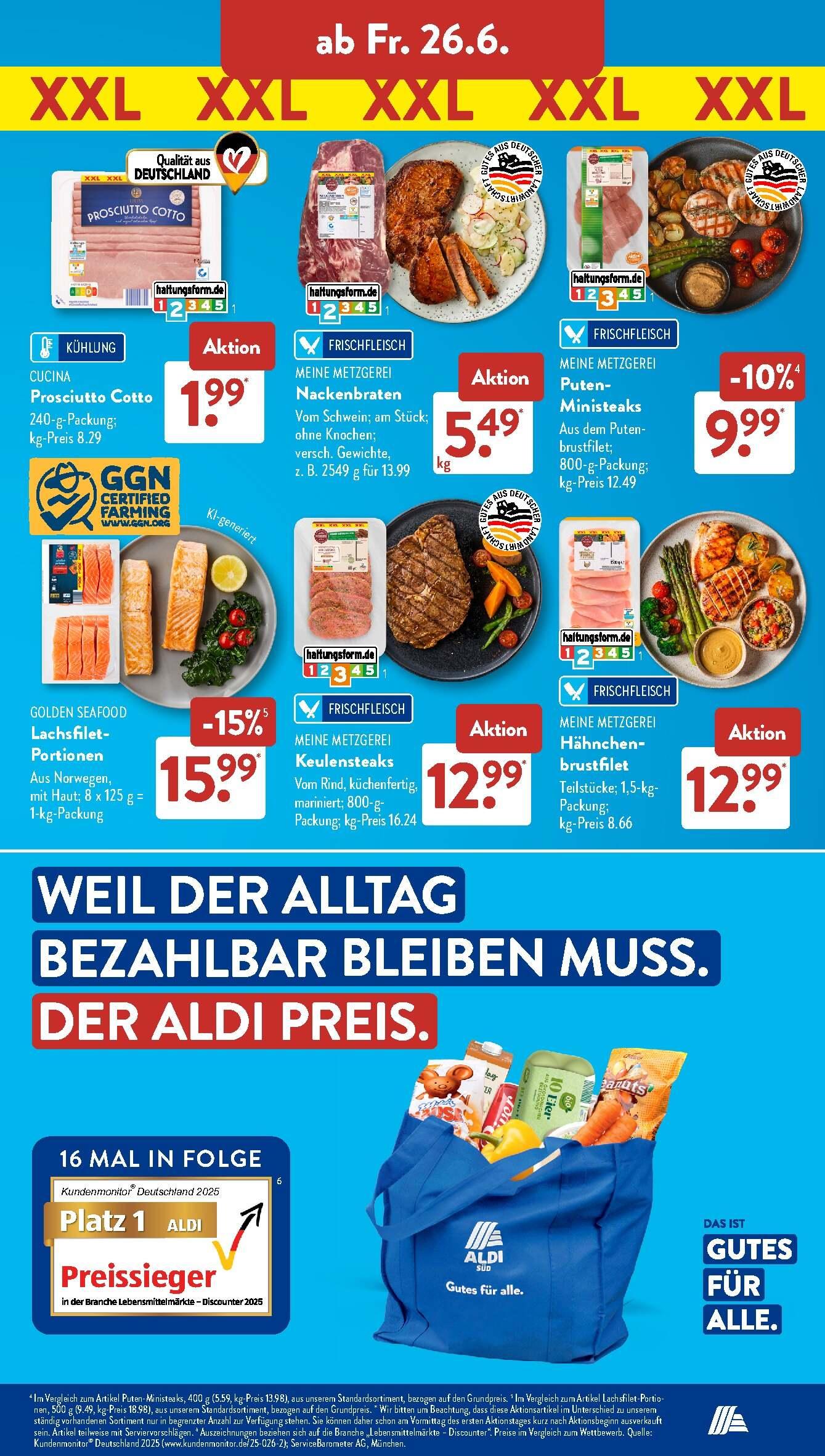 Aldi Aldi Süd Prospekt ab Montag Seite 16