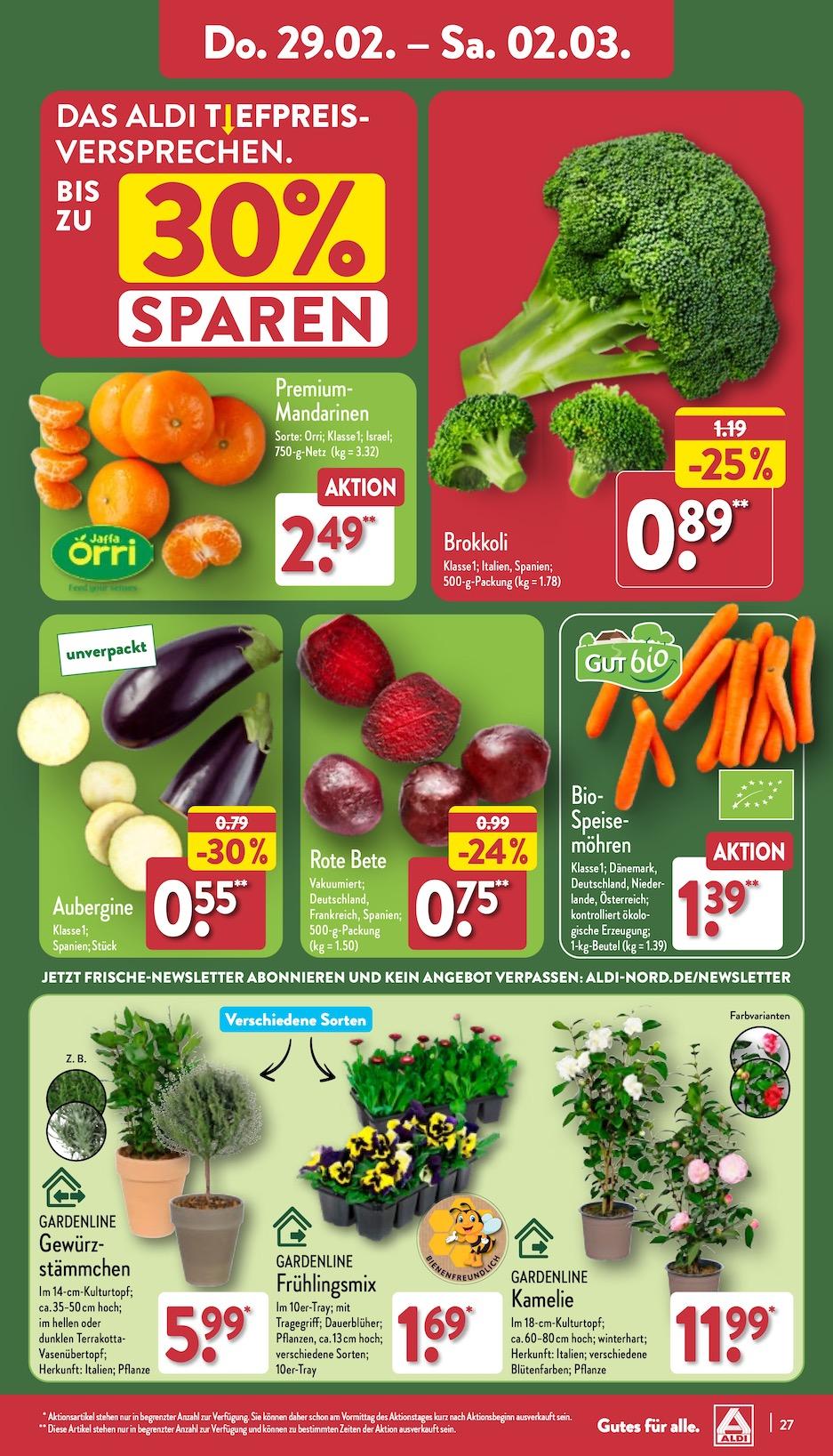 Aldi Aldi Nord Prospekt ab Montag Seite 27