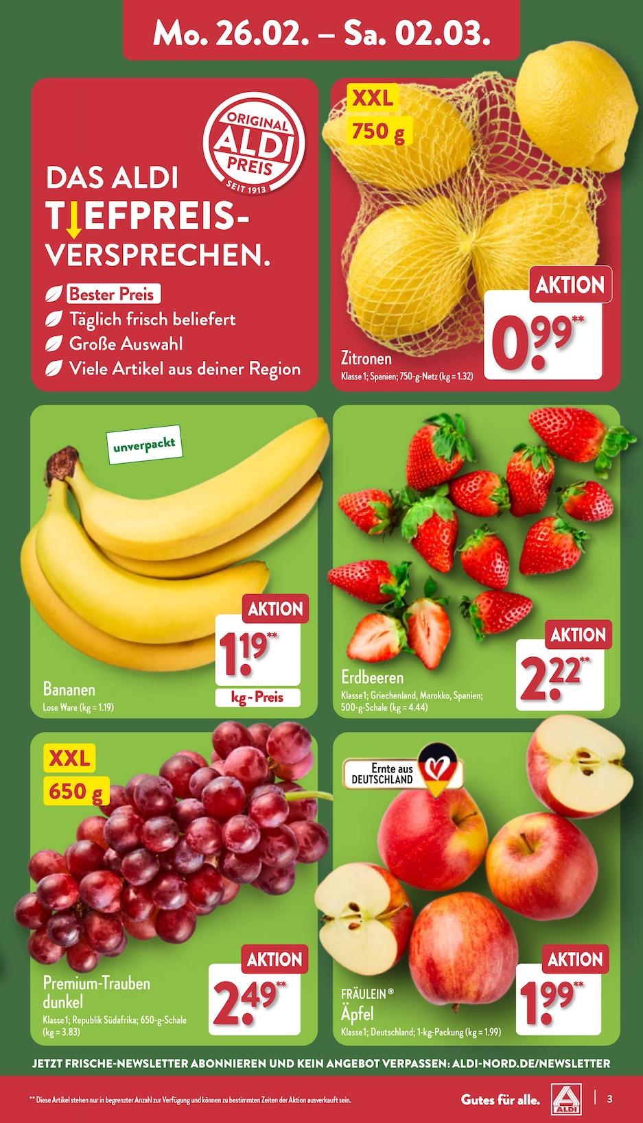 Aldi Aldi Nord Prospekt ab Montag Seite 3