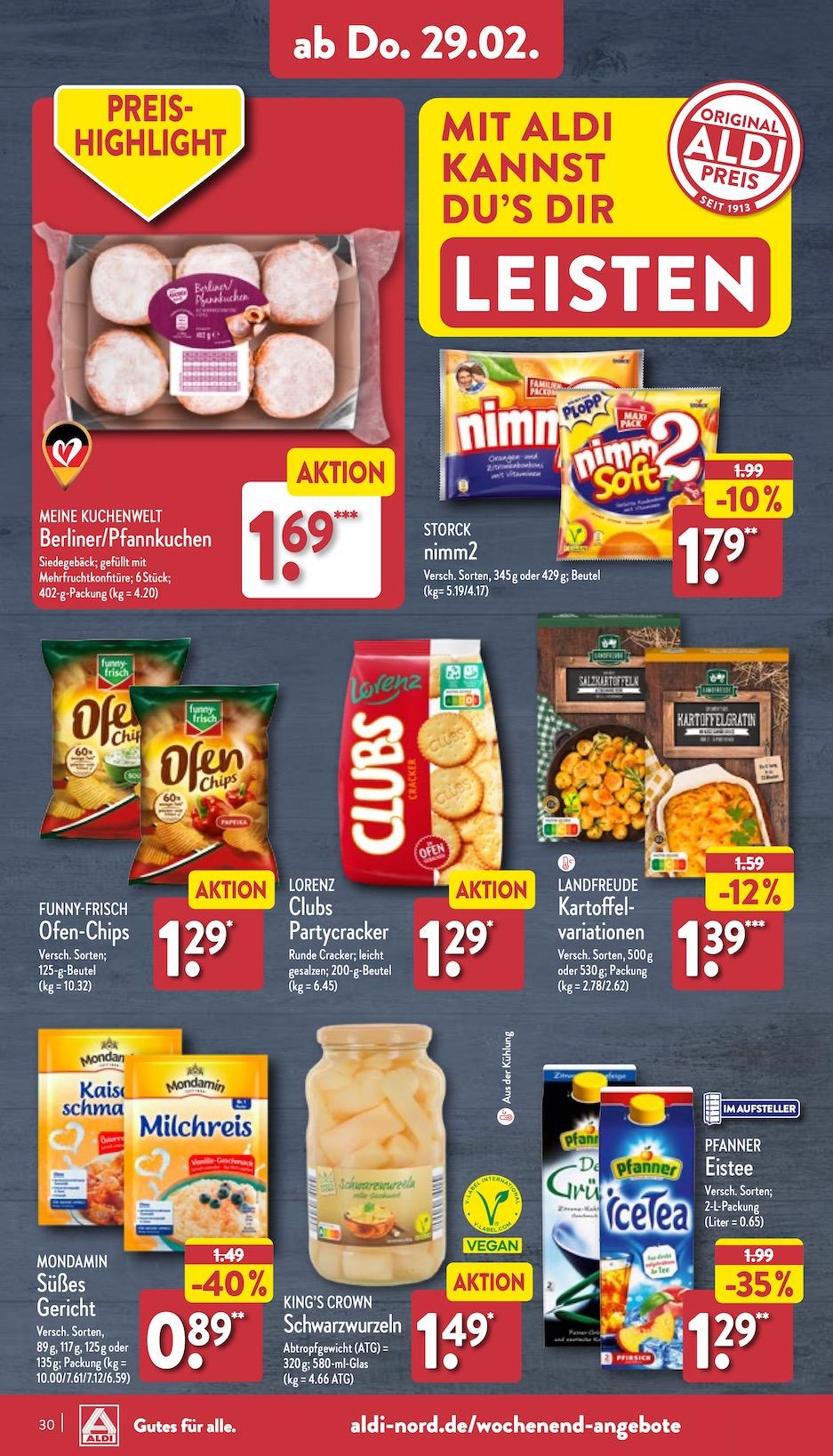 Aldi Aldi Nord Prospekt ab Montag Seite 30