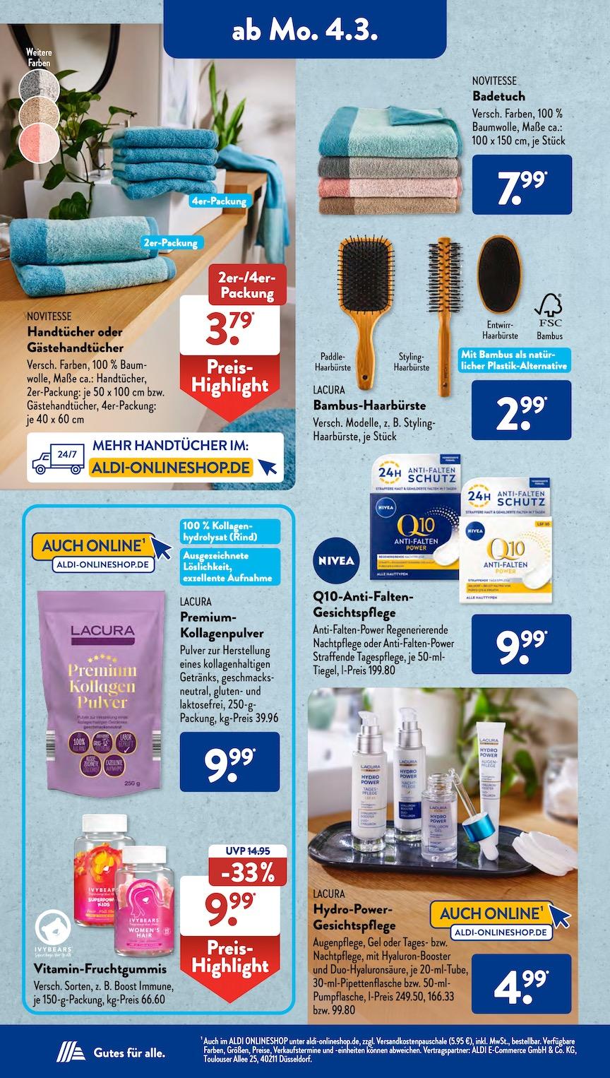 Aldi Aldi Süd Prospekt ab Montag Seite 2