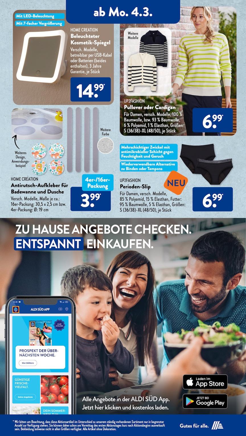 Aldi Aldi Süd Prospekt ab Montag Seite 3