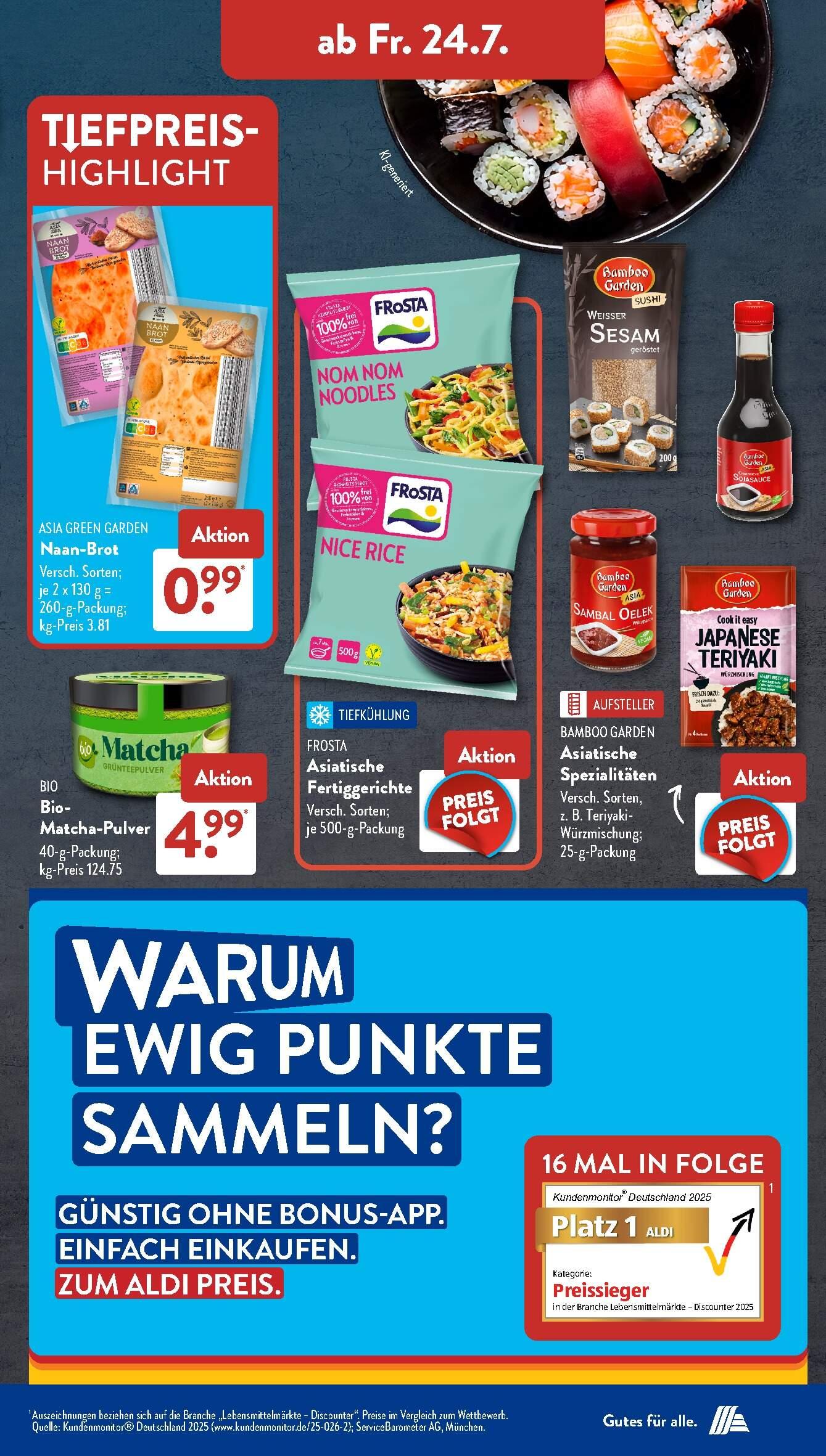 Aldi Aldi Süd Prospekt ab Montag Seite 16