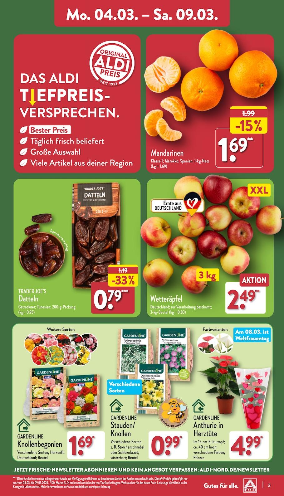 Aldi Aldi Nord Prospekt ab Montag Seite 3