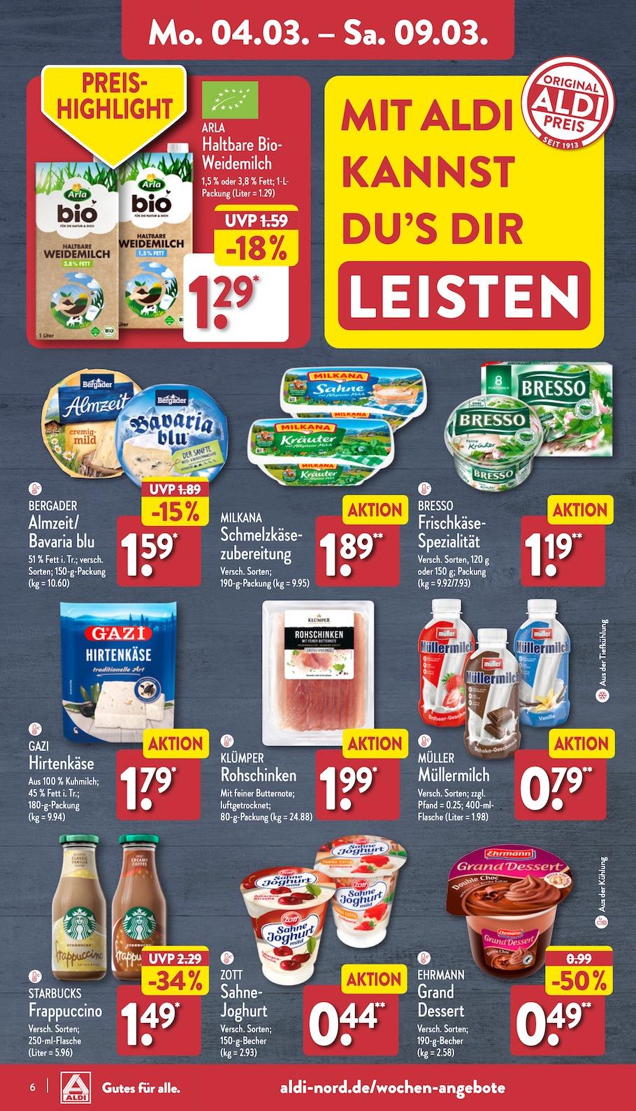 Aldi Aldi Nord Prospekt ab Montag Seite 6