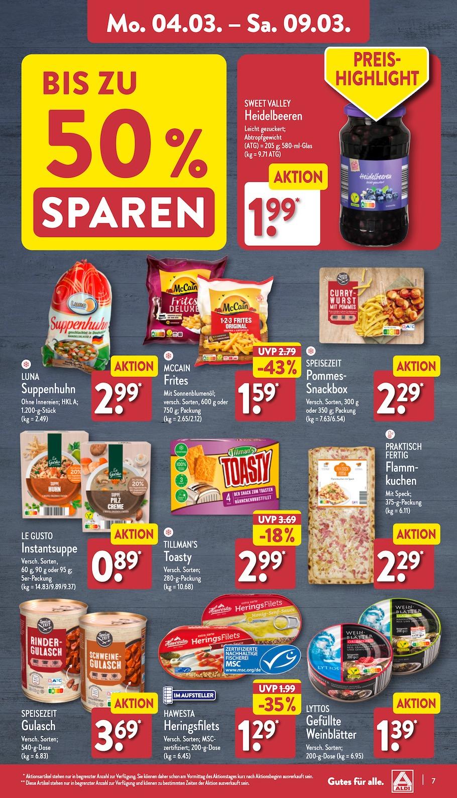 Aldi Aldi Nord Prospekt ab Montag Seite 7