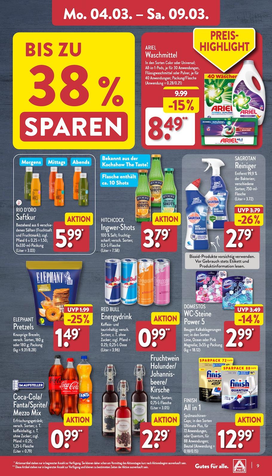 Aldi Aldi Nord Prospekt ab Montag Seite 9