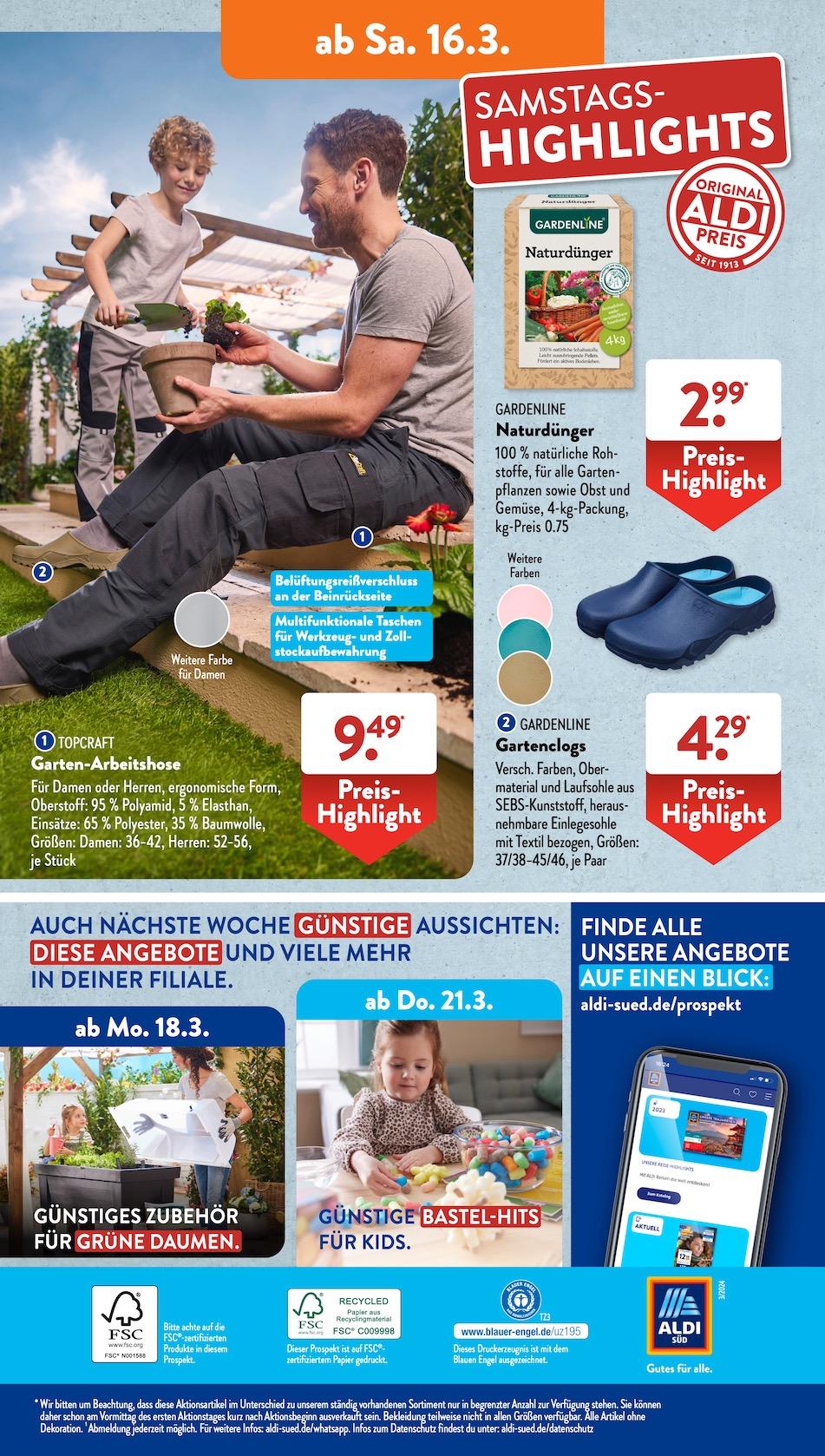 Aldi Aldi Süd Prospekt ab Montag Seite 28