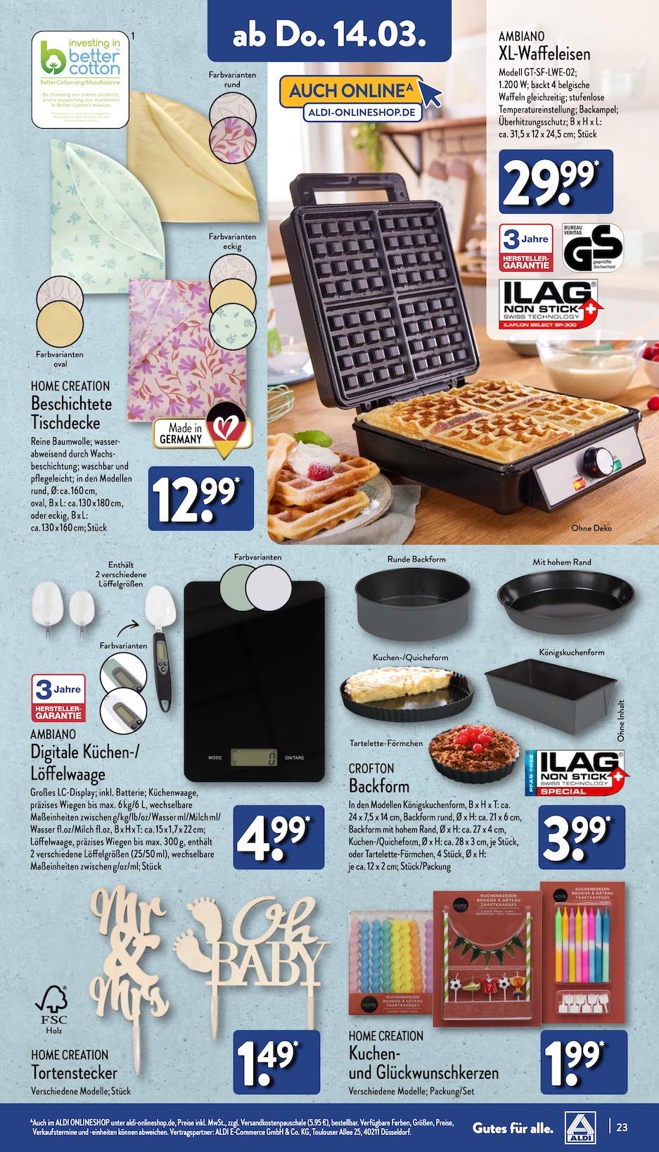 Aldi Aldi Nord Prospekt ab Montag Seite 23