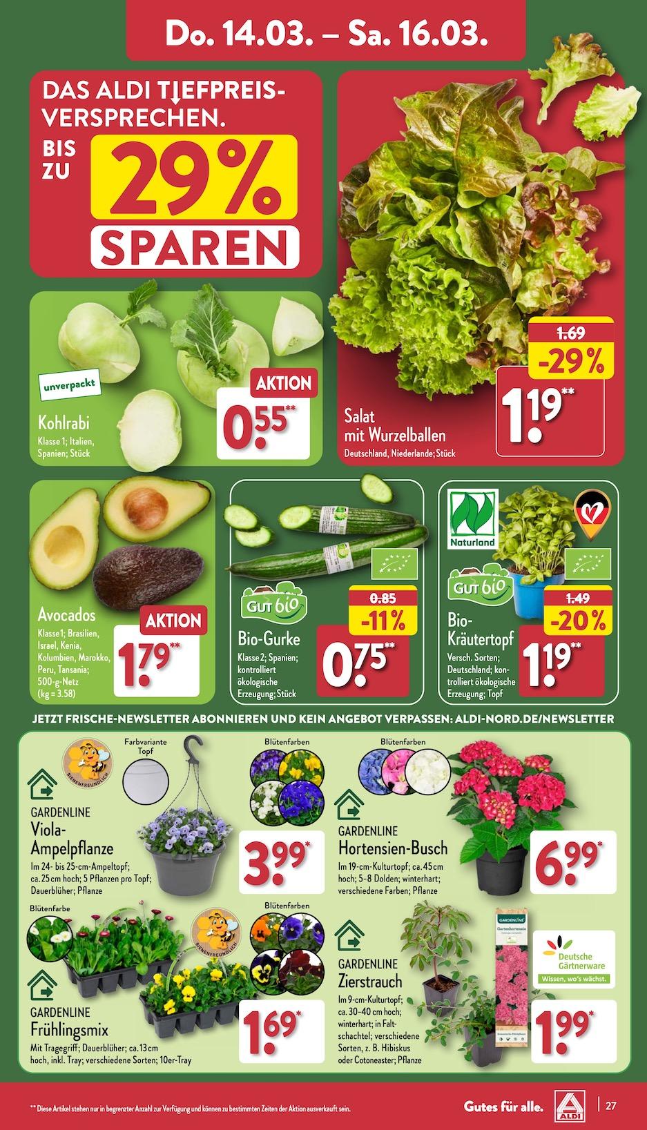 Aldi Aldi Nord Prospekt ab Montag Seite 27