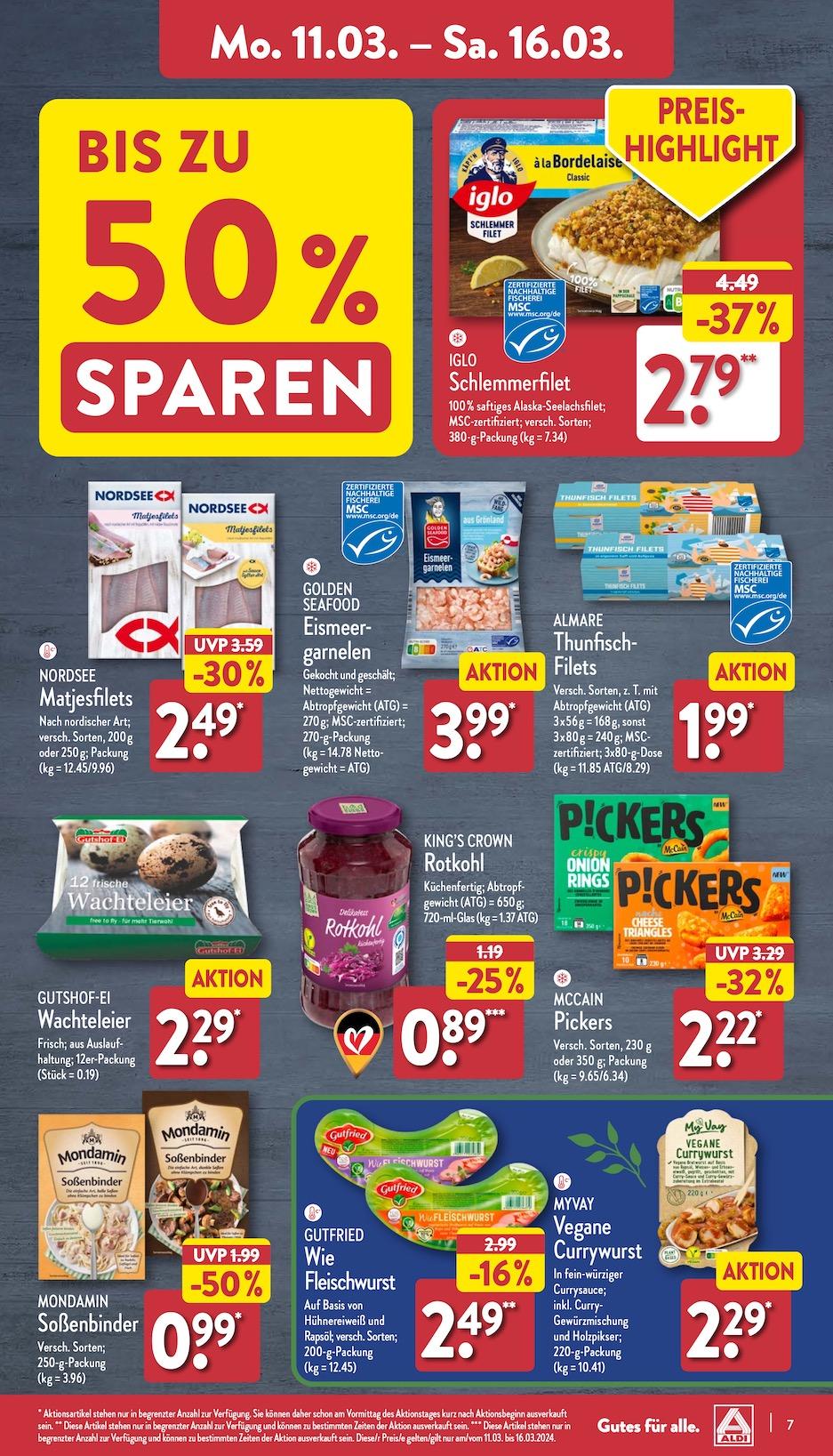 Aldi Aldi Nord Prospekt ab Montag Seite 7