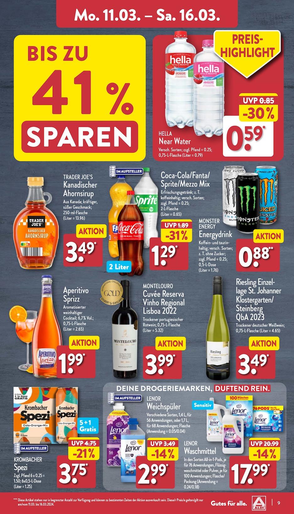 Aldi Aldi Nord Prospekt ab Montag Seite 9