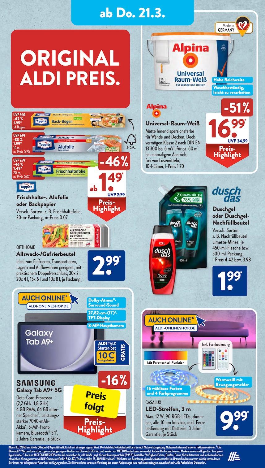 Aldi Aldi Süd Prospekt ab Montag Seite 12