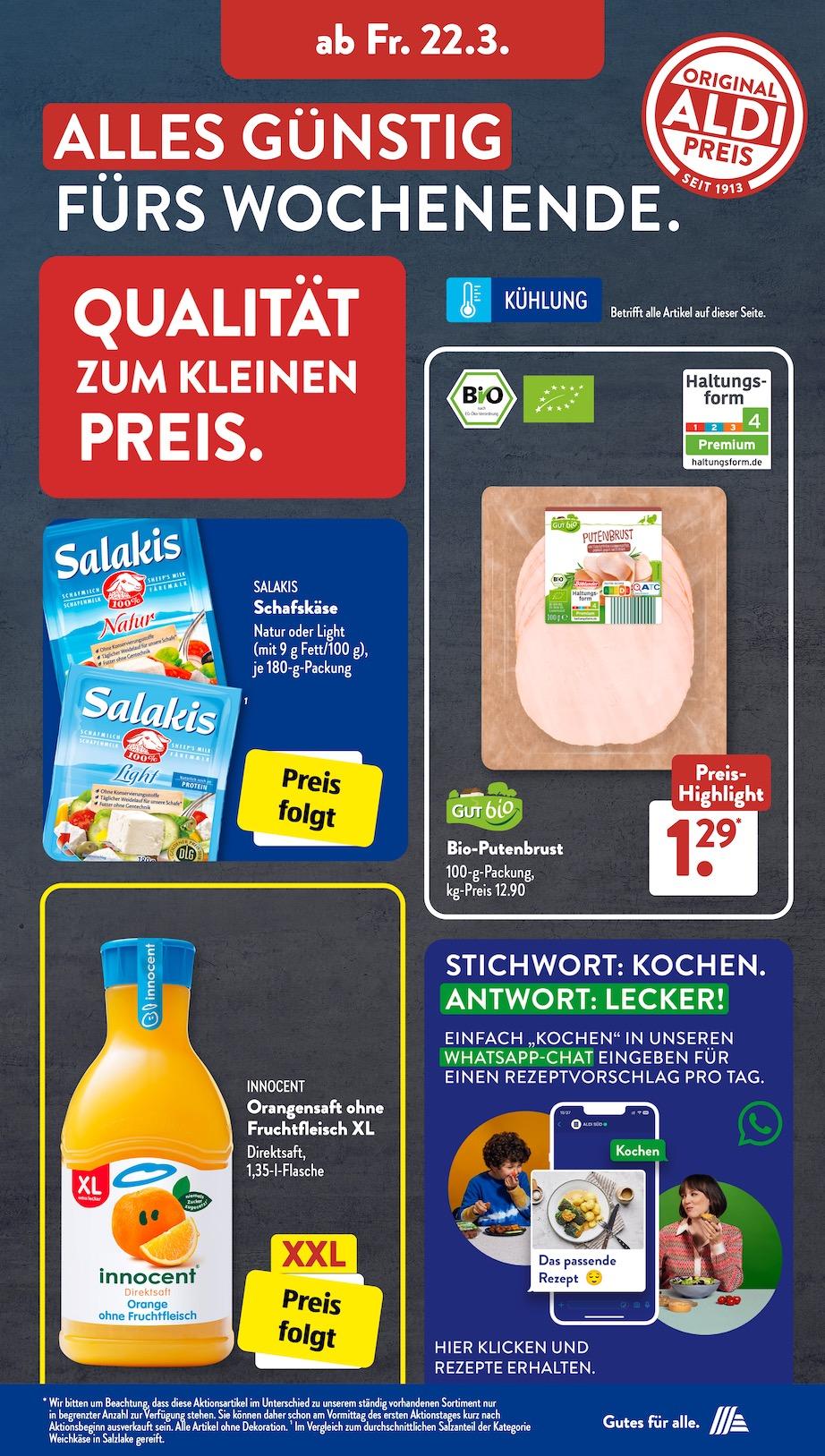 Aldi Aldi Süd Prospekt ab Montag Seite 17