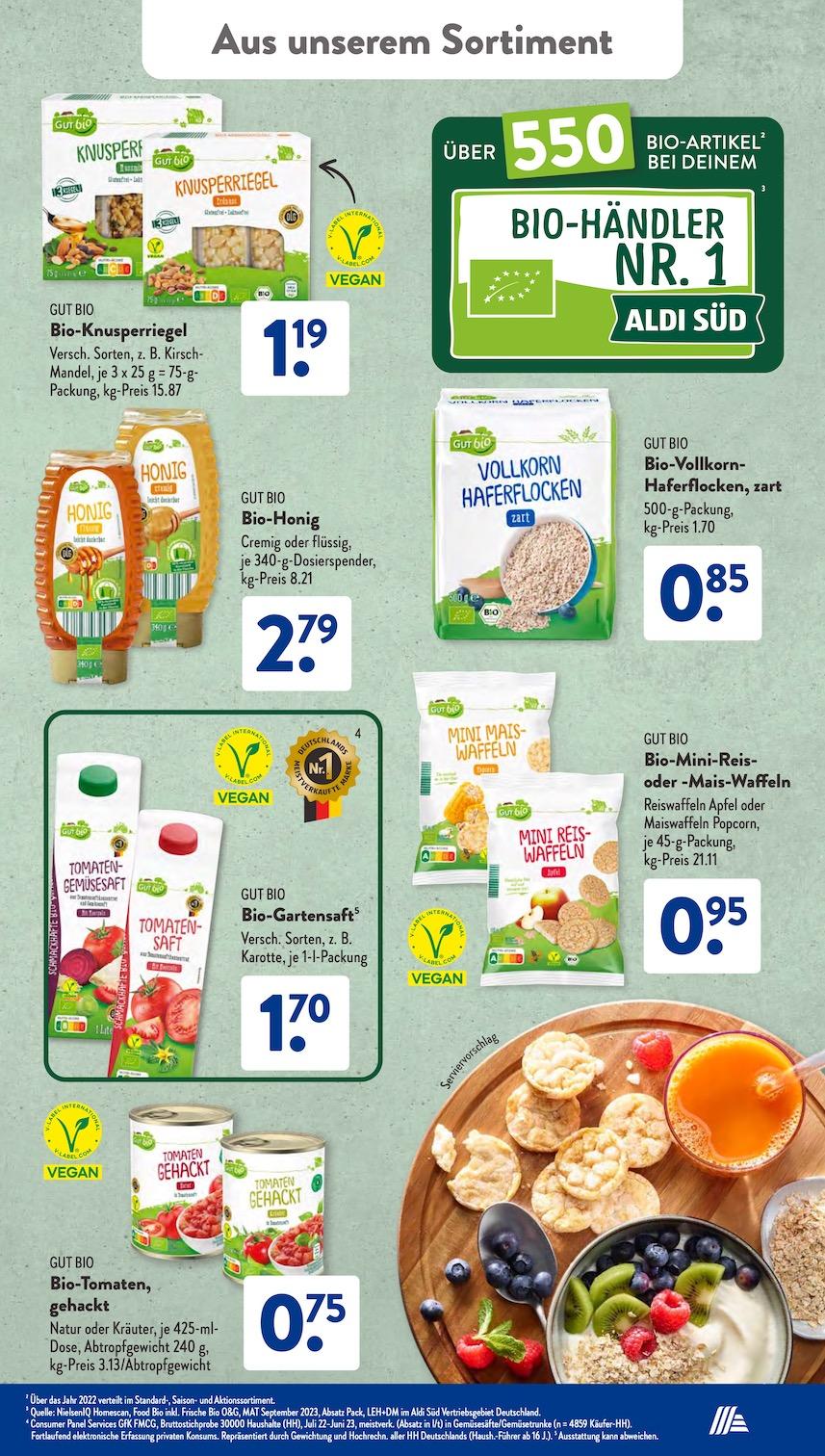 Aldi Aldi Süd Prospekt ab Montag Seite 23