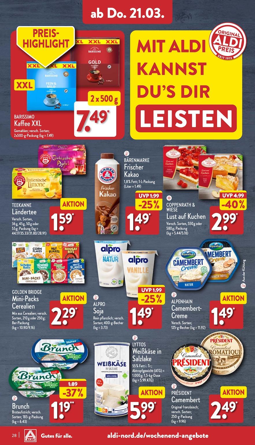 Aldi Aldi Nord Prospekt ab Montag Seite 28