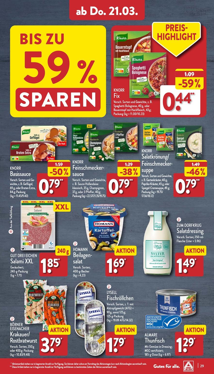 Aldi Aldi Nord Prospekt ab Montag Seite 29