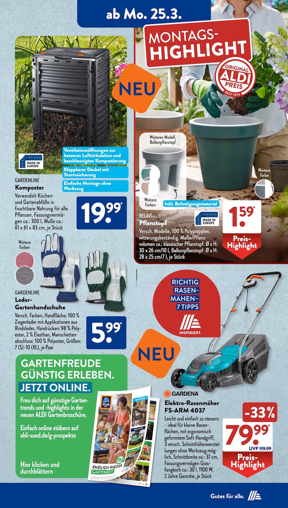 Aldi Aldi Süd Prospekt ab Montag Seite 3