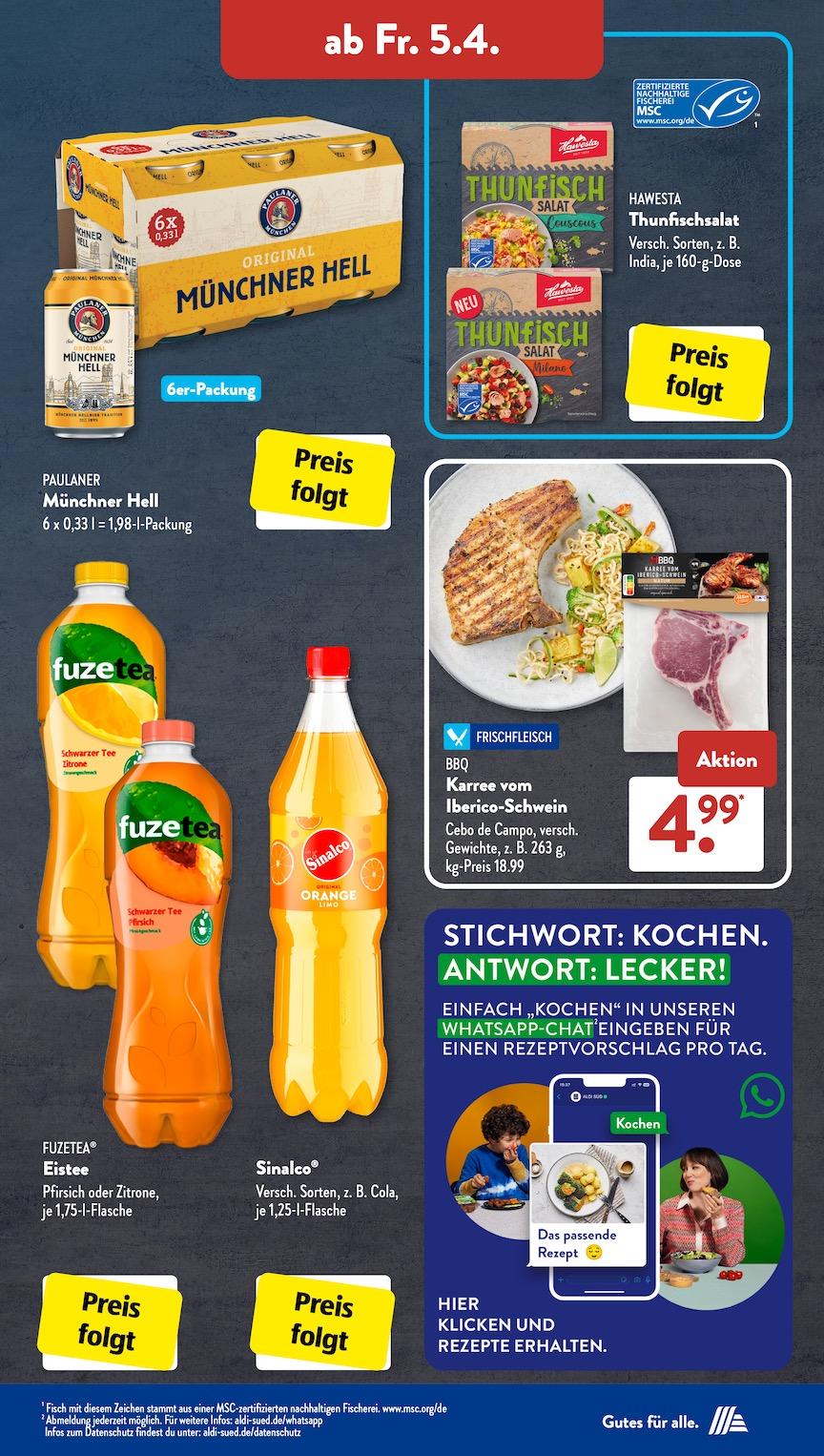 Aldi Aldi Süd Prospekt ab Montag Seite 21